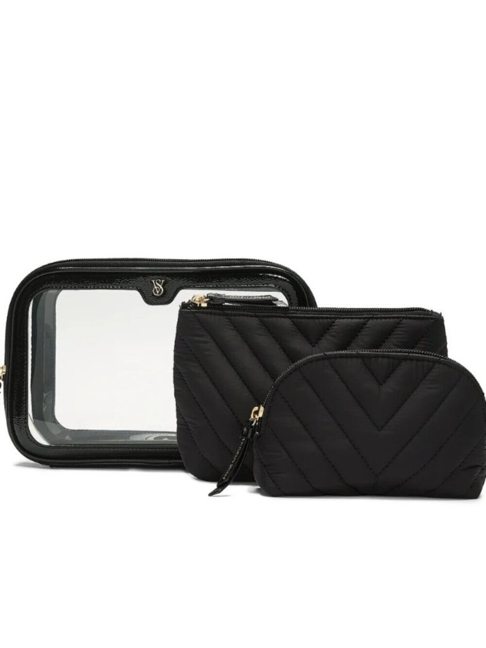 Victoria's Secret 3-Piece Makeup Bag - NWT